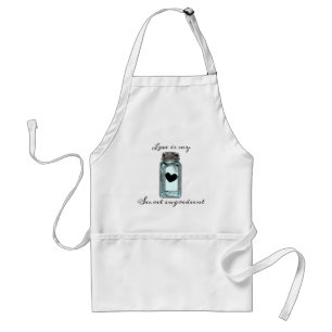 Canning Mason Jar Love is my Secret Ingredient Standard Apron