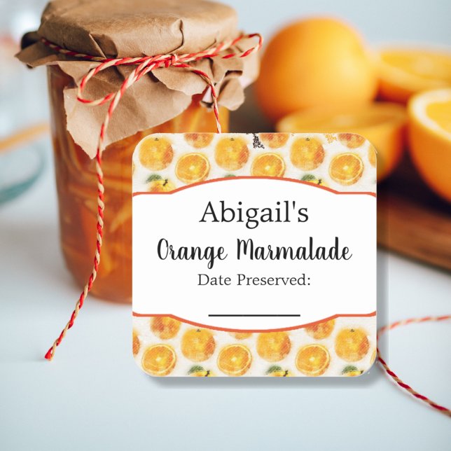 Canning Sticker Orange Fruit (Creator Uploaded)