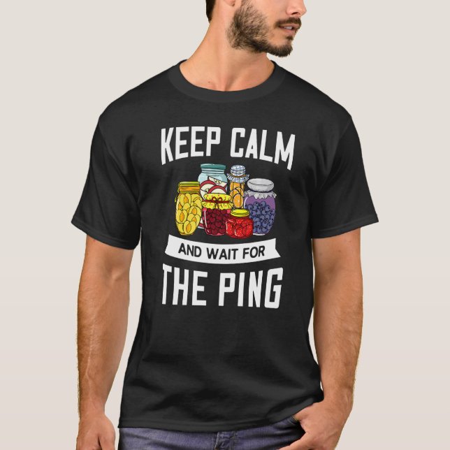 Canning Vegetables Pickling Jar T-Shirt (Front)