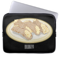 Cannoli cartoon illustration