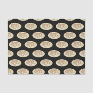 Cannoli cartoon illustration tissue paper
