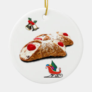 Cannoli Ceramic Tree Decoration