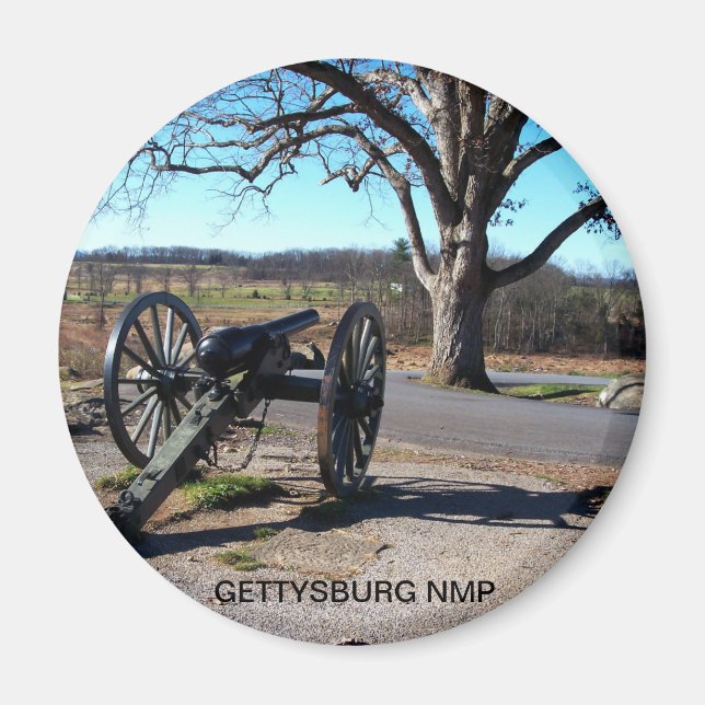 CANNON AND WITNESS TREE AT DEVILS DEN MAGNET (Front)