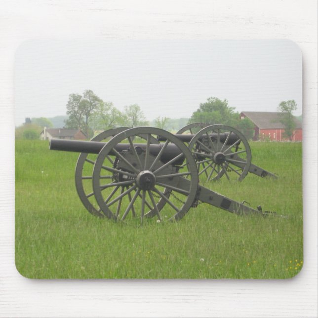 Cannon at Gettysburg Mouse Mat (Front)