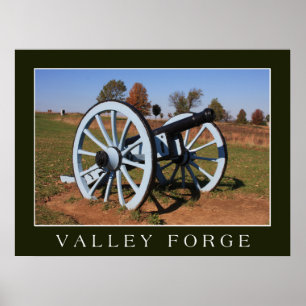 Cannon at Valley Forge Poster
