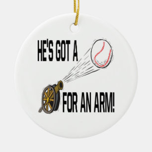 Cannon Ball Ceramic Tree Decoration