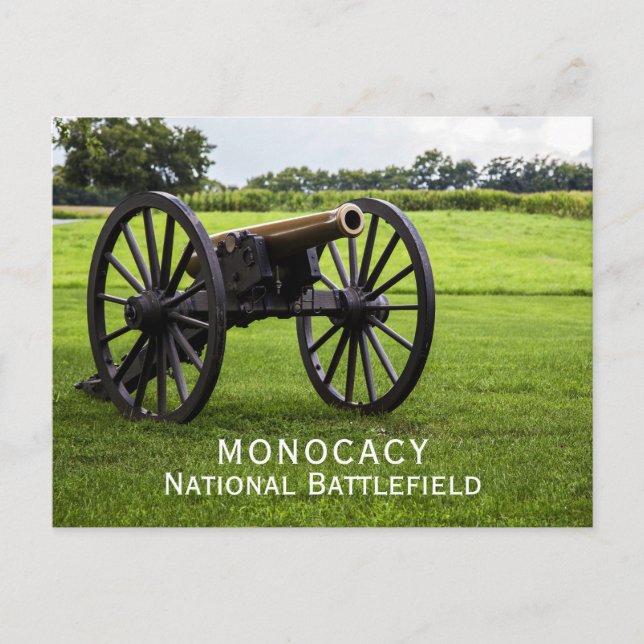 Cannon, Battle of Monocacy, Maryland Postcard (Front)