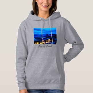 Cannon Beach at Blue Hour Hoodie