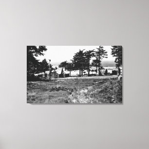 Cannon Beach, Oregon Arcadia Cottages Ocean Canvas Print