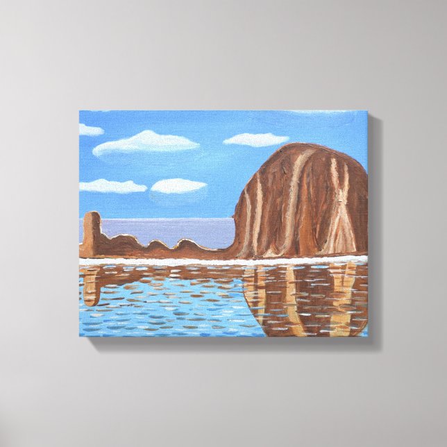 Cannon Beach Oregon canvas Print (Front)