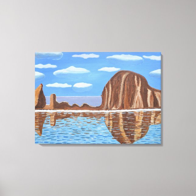 Cannon Beach Oregon canvas Print (Front)