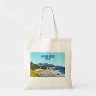 Cannon Beach Oregon Coast Vintage Tote Bag