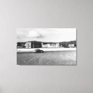 Cannon Beach, Oregon Ecola Inn View Photograph Canvas Print