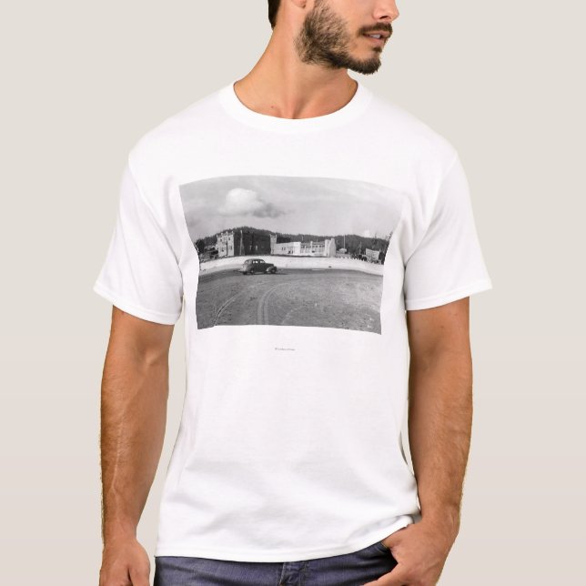 Cannon Beach, Oregon Ecola Inn View Photograph T-Shirt (Front)