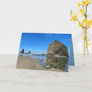 Cannon Beach Oregon Haystack Rock Card