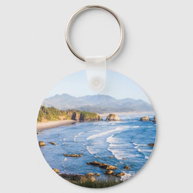 Cannon Beach Oregon Key Ring (Front)