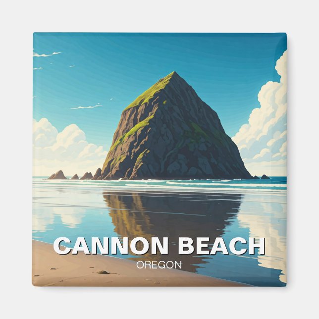 Cannon Beach Oregon Magnet (Front)