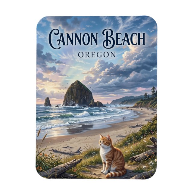 Cannon Beach Oregon Magnet (Vertical)