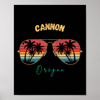 Cannon Beach Oregon Souvenir Surfboard  Poster
