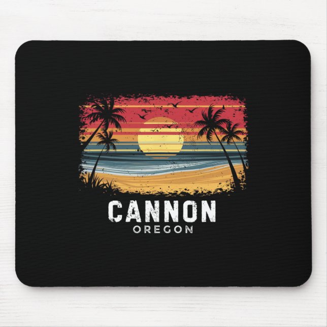 Cannon Beach Oregon Surfboard Beach  Mouse Mat (Front)