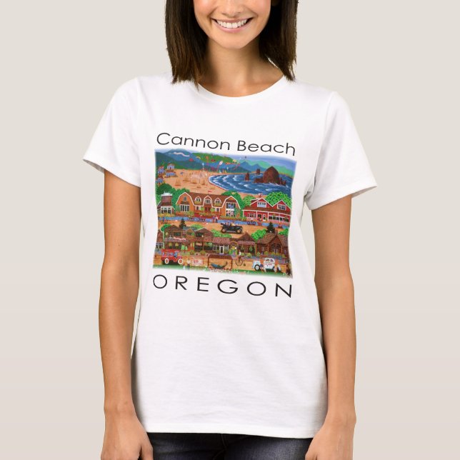 Cannon Beach ~ Oregon T-Shirt (Front)