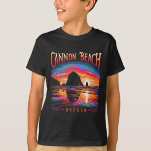 Cannon Beach Oregon Travel Summer Family Vacation T-Shirt