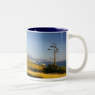 Cannon Beach,Oregon Two-Tone Coffee Mug