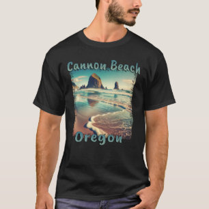 Cannon Beach, Oregon, USA - Relaxing Seaside T-Shirt