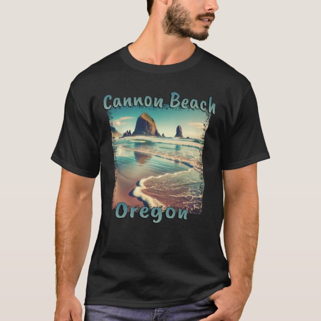 Cannon Beach, Oregon, USA - Relaxing Seaside T-Shirt (Front)