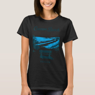 Cannon Beach Oregon Vintage Travel Scenic View T-Shirt