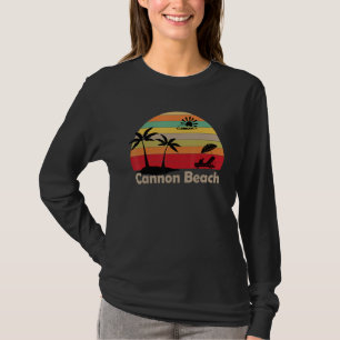 Cannon Beach Skyline Oregon Haystack Rock Souvenir T-Shirt
