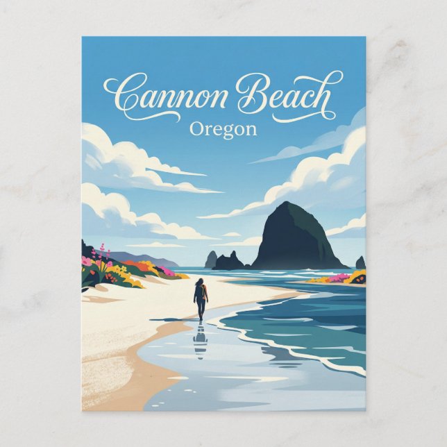 Cannon Beach USA Postcard (Front)
