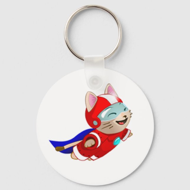 Cannon Cat Gear! Key Ring (Front)