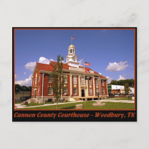Cannon County Courthouse - Woodbury, TN Postcard