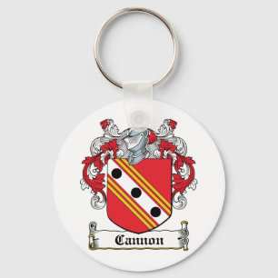 Cannon Family Crest Key Ring