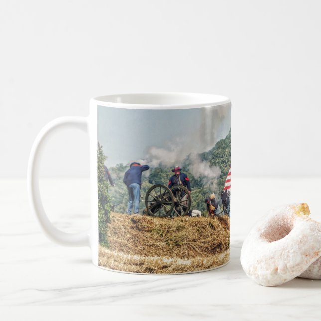 Cannon Fire Coffee Mug (With Donut)