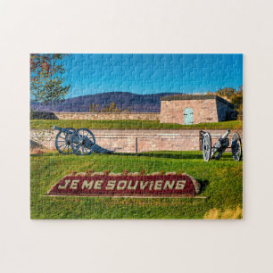 Cannon Memorial Quebec. Jigsaw Puzzle