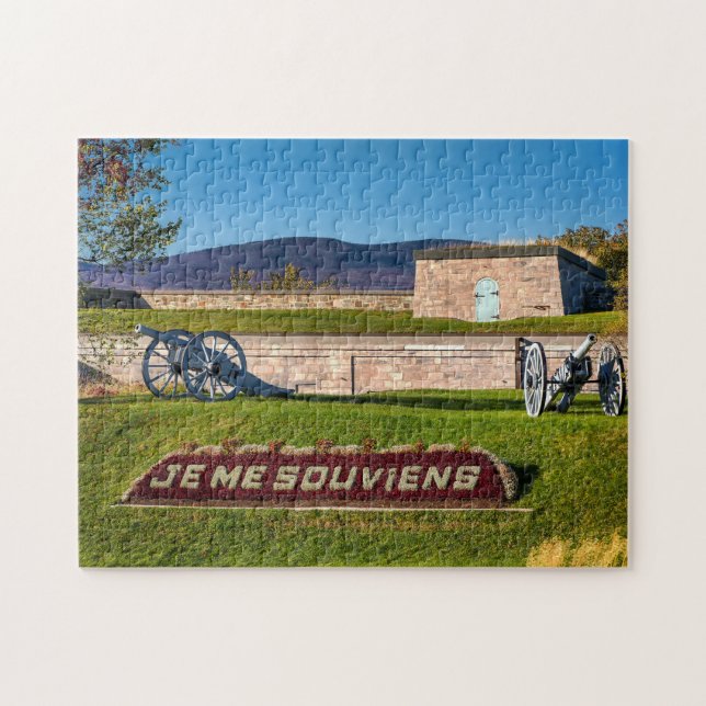 Cannon Memorial Quebec. Jigsaw Puzzle (Horizontal)