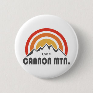 Cannon Mountain New Hampshire 6 Cm Round Badge
