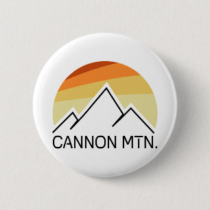 Cannon Mountain New Hampshire Retro 6 Cm Round Badge