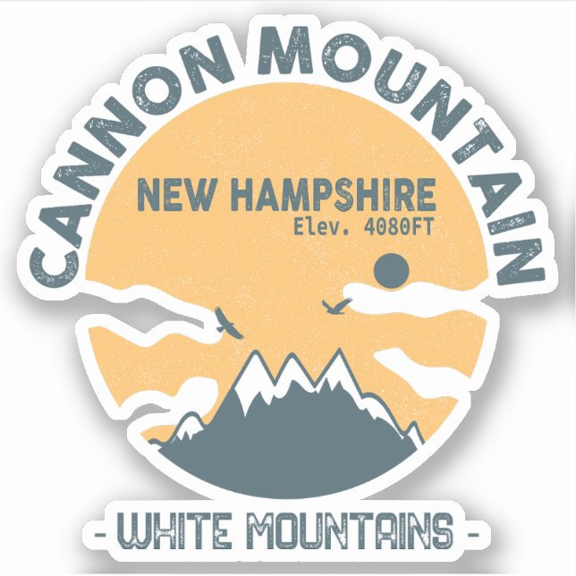 Cannon Mountain New Hampshire - Retro vintage (Front)