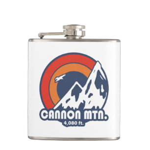 Cannon Mountain New Hampshire Sun Eagle Hip Flask