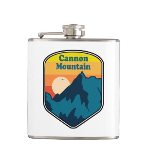 Cannon Mountain New Hampshire Sunrise Hip Flask