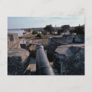 Cannon on Castillo de San Marcos Postcard