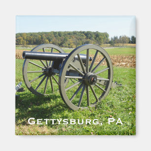 Cannon on the Gettysburg Battlefield Magnet