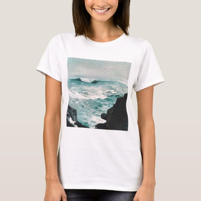 Cannon Rock (1895) by Winslow Homer T-Shirt (Front)