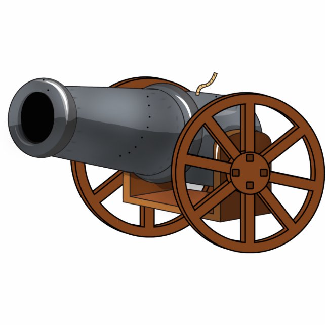 cannon standing photo sculpture (Front)