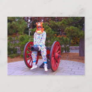 Cannon Straddler- postcard