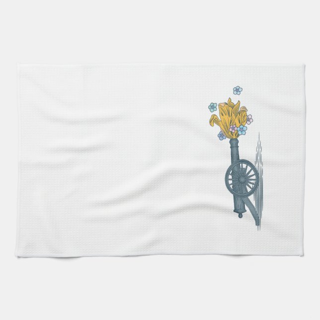 Cannon Tea Time Tea Towel (Horizontal)