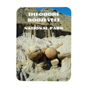 Cannonball Concretions, Theodore Roosevelt NP Magnet